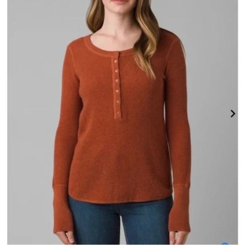 Prana Gingerbread Milani Henley Medium